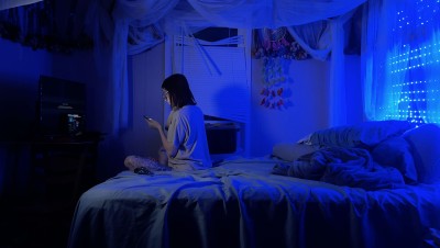 The Black, The White, The Blue - Edith Dekyndt